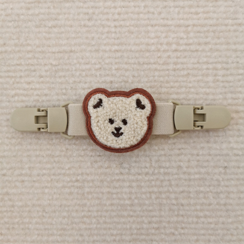 INS estilo coreano clip de suspensión oso pantalones de tirantes para niños clip anti-caída clip de la correa del hombro soporte de la falda de la suspensión antideslizante artefacto de hombro