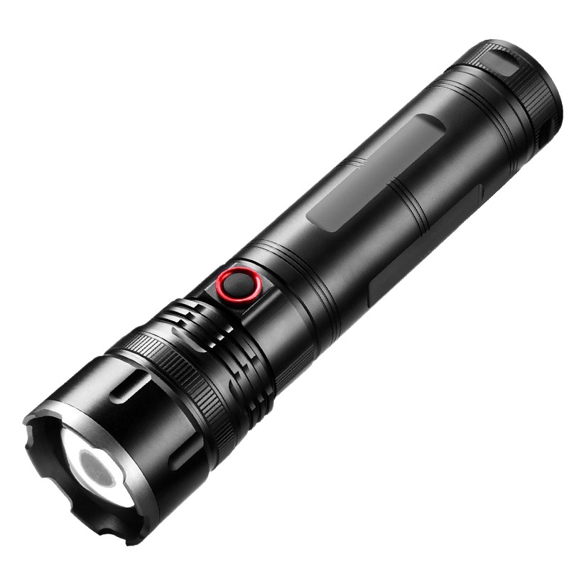 De alta potencia láser pistola linterna fuerte luz recargable zoom telescópico Super brillante de largo alcance linterna al aire libre