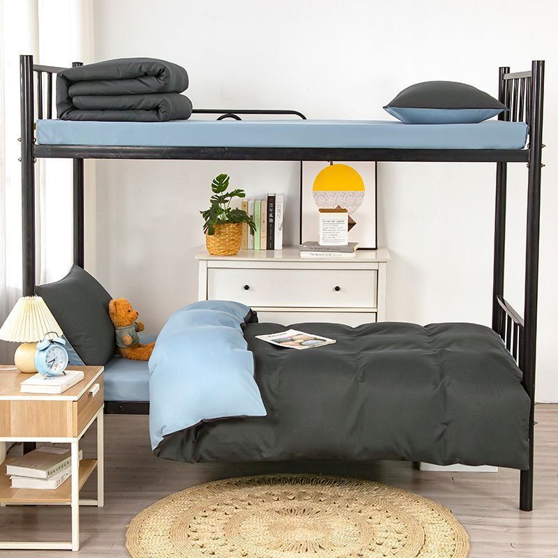 Sopa de cama, conjunto completo de seis piezas, un conjunto completo de ropa de cama, dormitorio de estudiantes individuales, conjunto de ropa de cama de ocho piezas