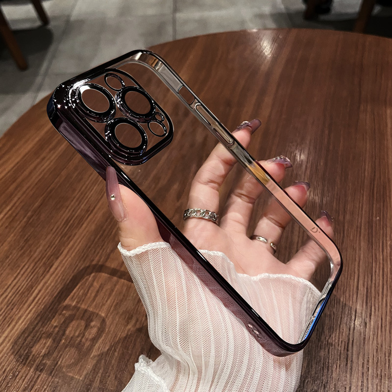 Clear Plating iPhone 15promax Case
