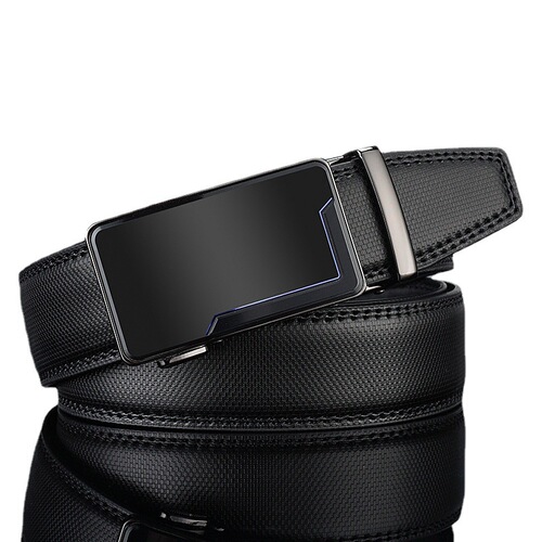 Belts for men wholesale men's belts genuine leather belts automatic buckle versatile business belts high-end genuine leather belts trendy