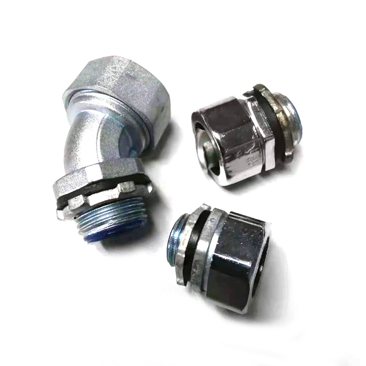 防水金属软管接头 铁质接头 内径Ф20（22）G3/4"