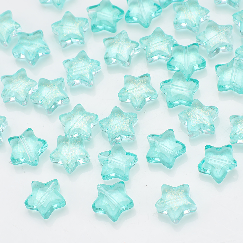Blue -green gold powder