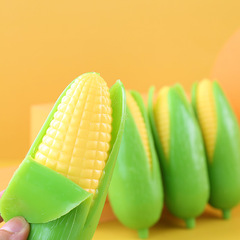 Cross-border Novelty Creative Stress Relief Simulation Corn Squeeze Toy—Wholesale Decompression & Anti-Stress Pull-Style Corn-Shape Fidget Toy