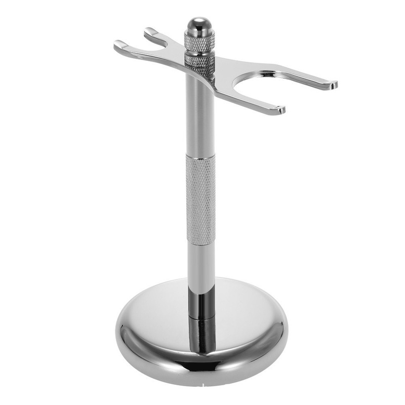 Men's Razor Holder Beard Brush Holder Metal Holder Detachable Metal Bracket Bathroom Hair Salon Beard Brush Storage Rack
