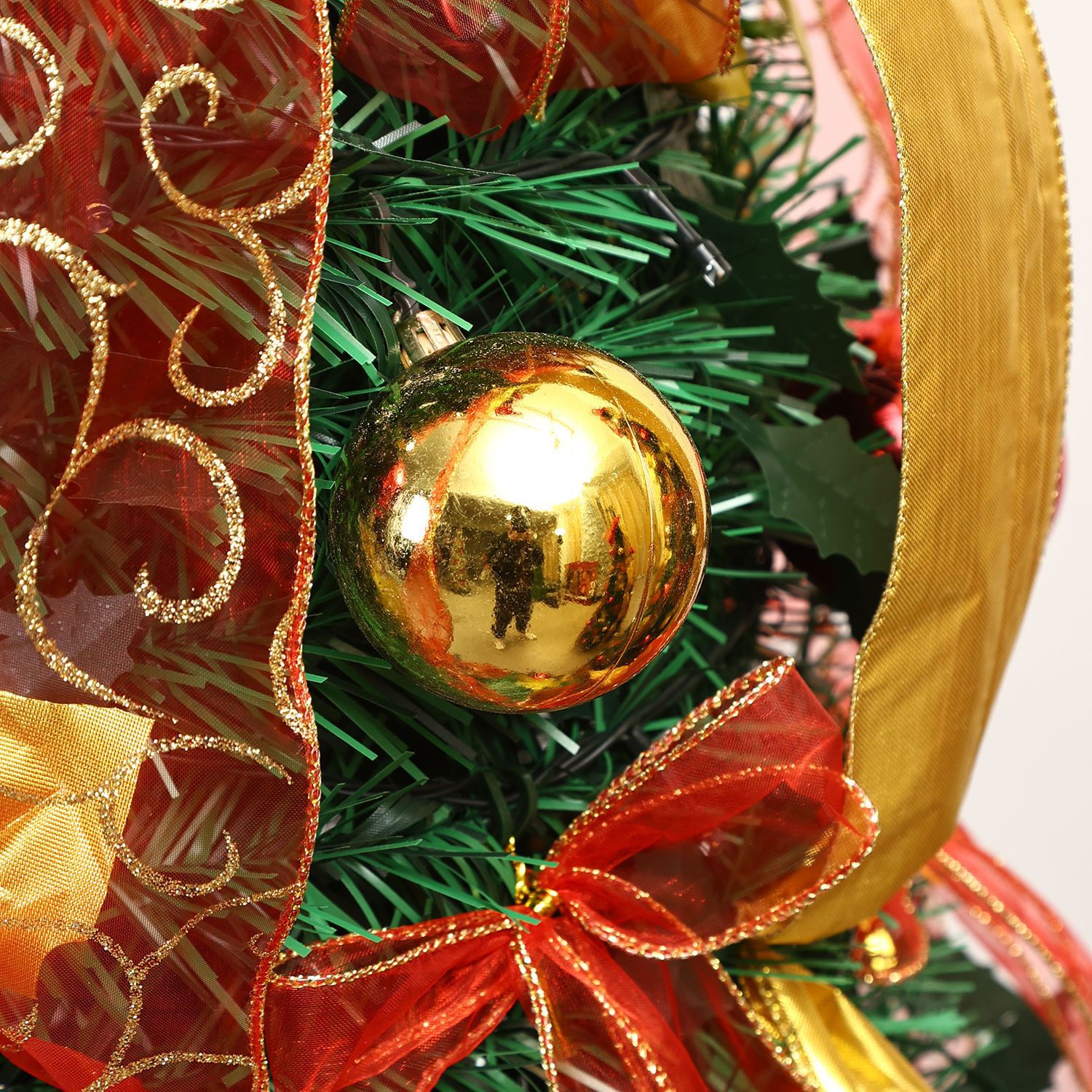 Explosión transfronteriza plegable árbol de Navidad 1.8m árbol plegable decoración de Navidad de PVC fábrica de árbol de Navidad venta directa