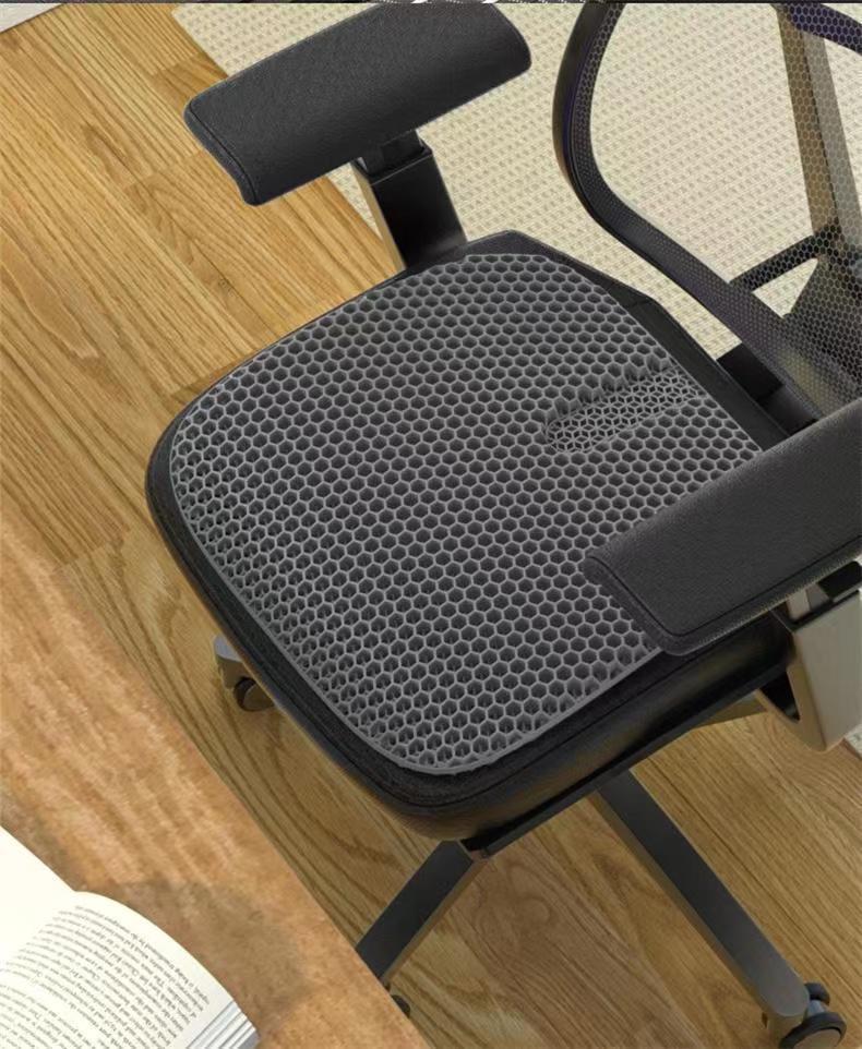 Car honeycomb gel seat cushion, summer cooling pad, single-piece car pad, silicone breathable ice pad, summer truck seat cushion