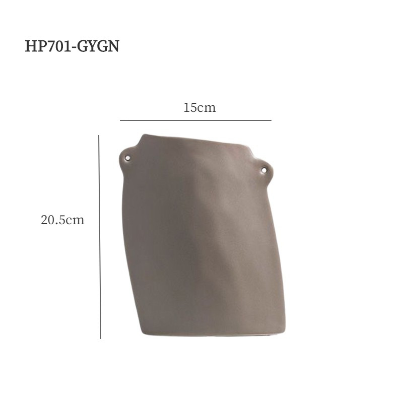 Wabiji sins decoración de jarrón de cerámica estilo sala de estar arreglo floral flores secas decoración suave moderna decoración del hogar al por mayor