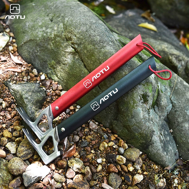 Новый молоток для палатки легкий алюминиевый сплав ручка молоток из нержавеющей стали Открытый Альпинизм Кемпинг палатка гвоздь Съемник молоток