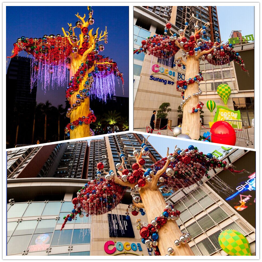 供应玻璃钢树木，景观树，玻璃钢各种造型户外摆件，以假乱真