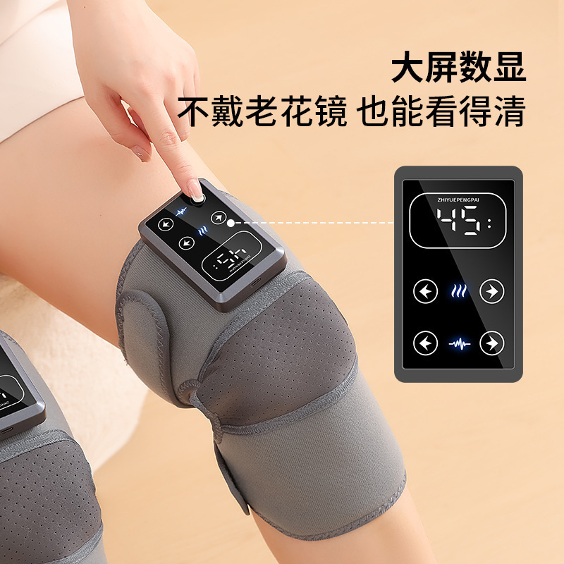 6000 mAh masajeador de rodilla calefacción eléctrica inteligente hombro codo control de temperatura 18 masajeador de rodilla de compresión caliente transfronterizo