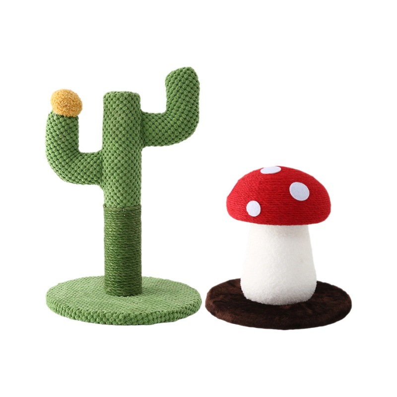 Columna de agarre de gato de cactus vertical resistente al desgaste y sin caspa, sisal resistente a la captura, juguetes para gatos, suministros para mascotas al por mayor