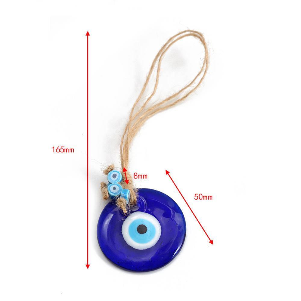 Unisex Gender Fashion Style 1 Piece Tortoise Devil'S Eye Car Keychain Beaded Unisex Fashion Keychain