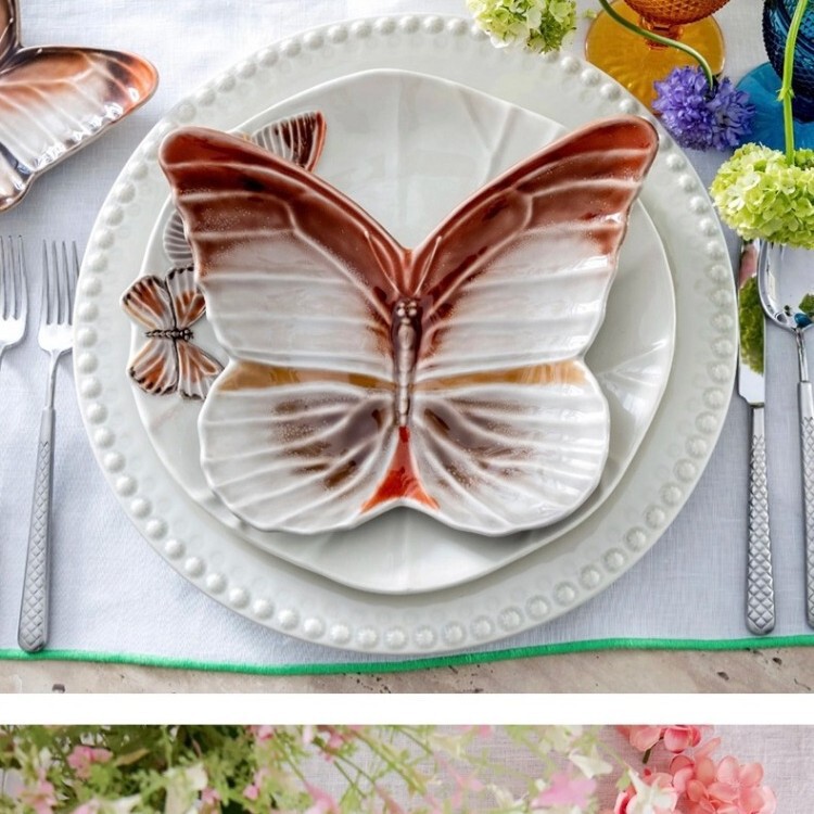 Saint Mo Art Home Decor Ceramic Dinnerware Nordic Portugal Bordallo Pinheiro Light Luxury