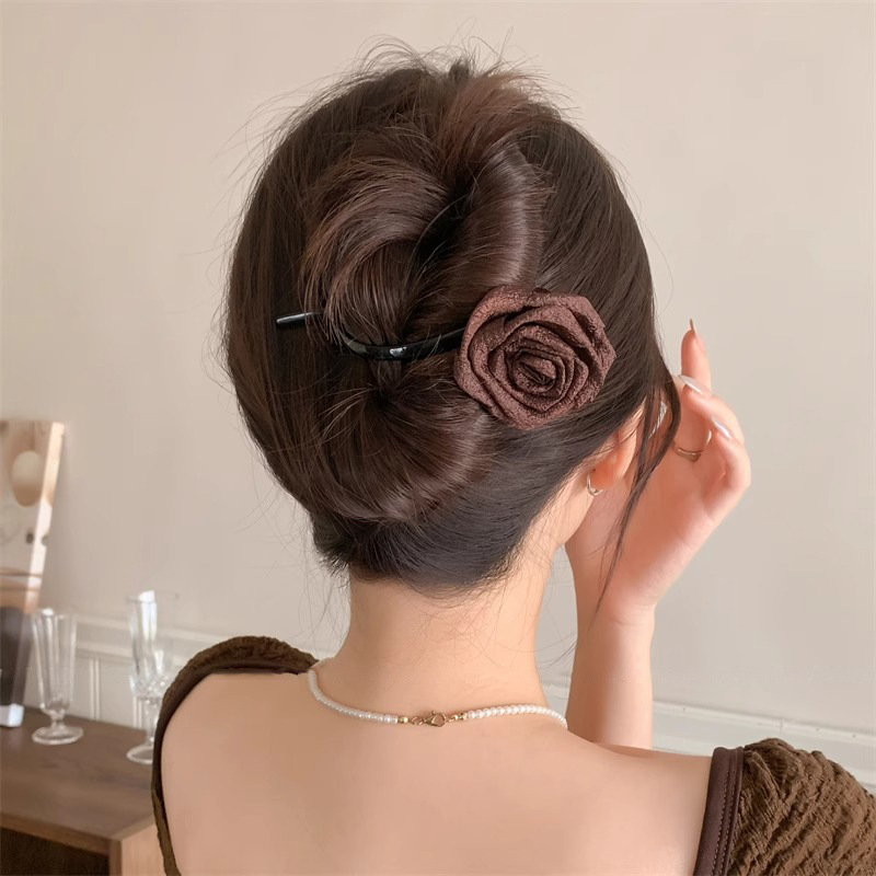 Gran arco clip de cabello de alta sensación clip de boca de pato nuevo clip de cabeza de mujer temperamento clip de tiburón clip de cabello