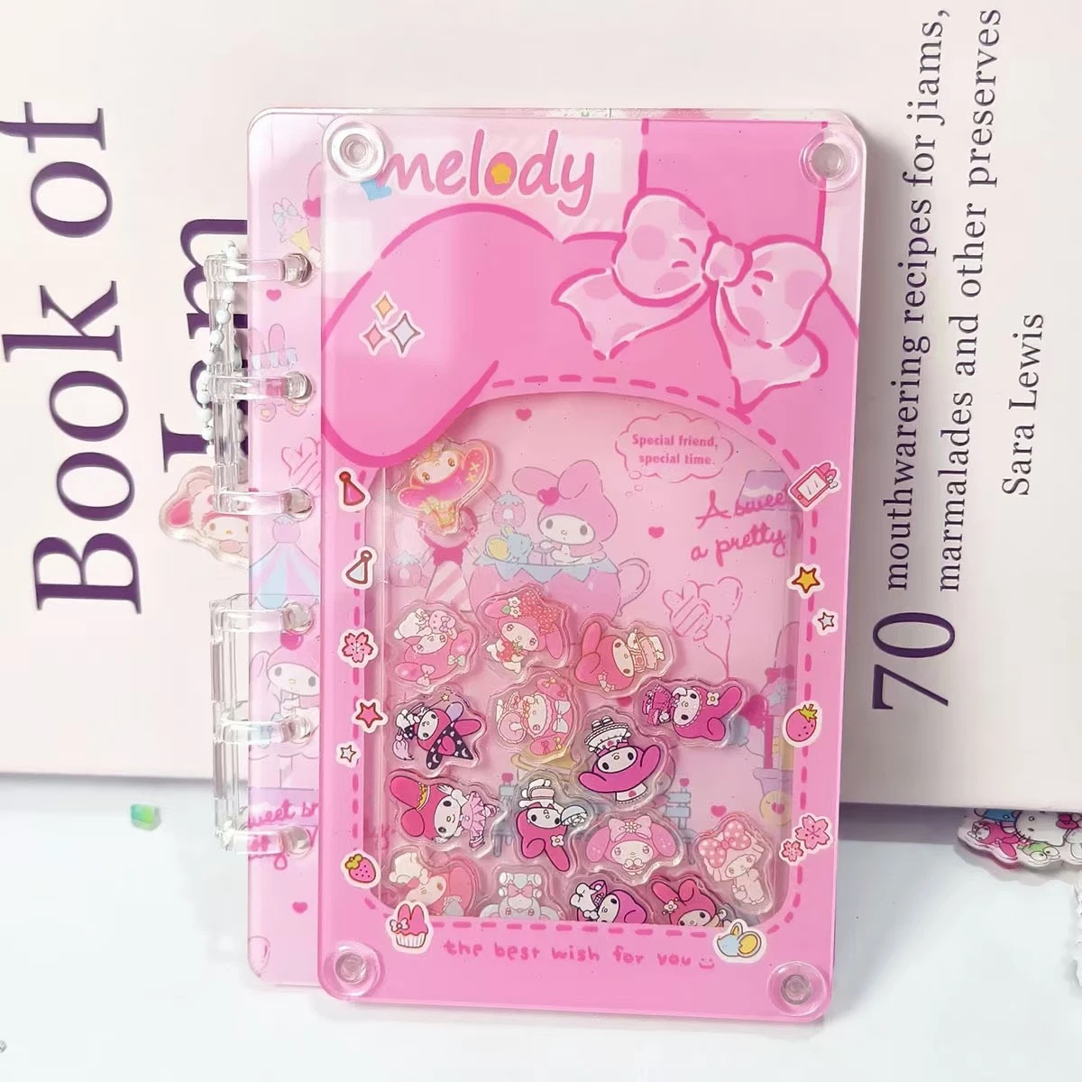 Diy手帳創意シートa 7ロックノート小馬小新バレーボール少年アクリルバインダー