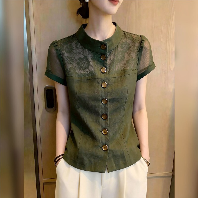 Shenzhen Nanyou 2026 French-Style Exquisite Tops, New Summer Models, High-End Unique and Beautiful Women's Clothing for Important Occasions