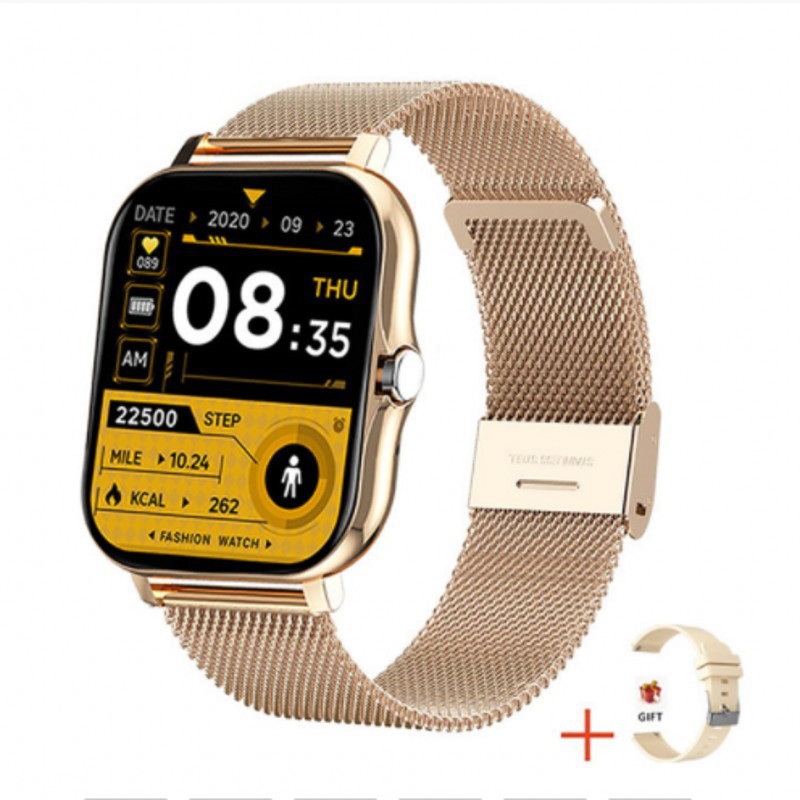 GT20 reloj inteligente Bluetooth llamada música 1,83 pantalla táctil completa Spaceman reloj monitoreo de salud