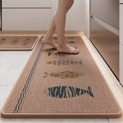 シンプルな編み風地マット家庭用キッチンの長い足マットの組み合わせメーカーが提供しています。
