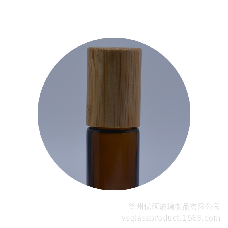 竹木盖化妆品瓶
