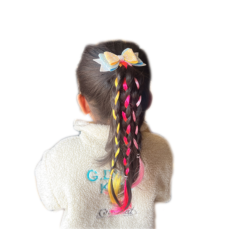 1 Piece Quantity Daily Occasion Princess Kid'S Knot Butterfly Bow Knot Glitter Sequins Sequins Hair Clip
