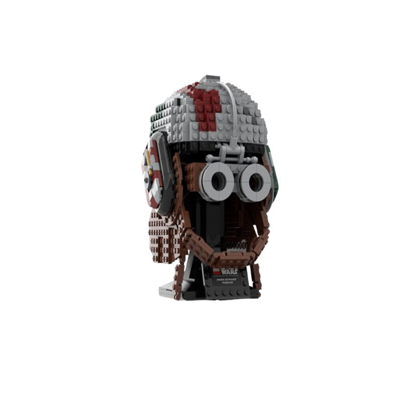 Creative Helmet Building Block Model For Construction Play_voghion.com