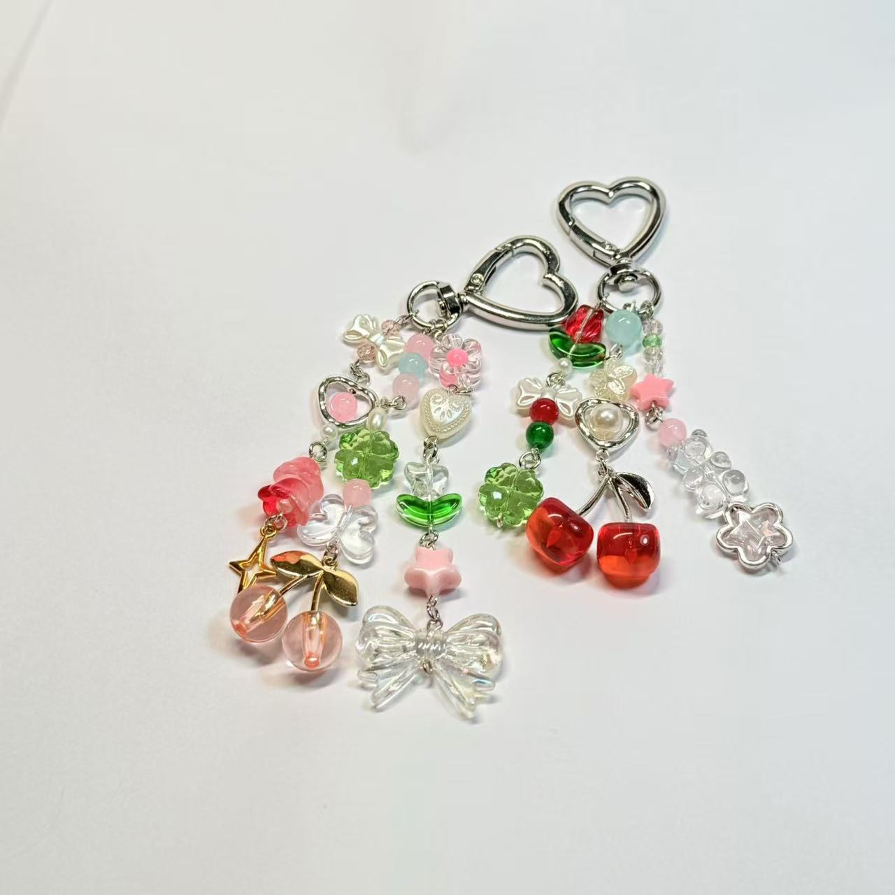 Cute Resin Animal Fruit Unisex Bag Pendant Keychain display picture 5