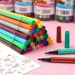 Kaishe 18-Color Washable Watercolor Pens for Kindergarten Art Supplies, Elementary School Children's Color Pencils, Water-Based Watercolor Pens