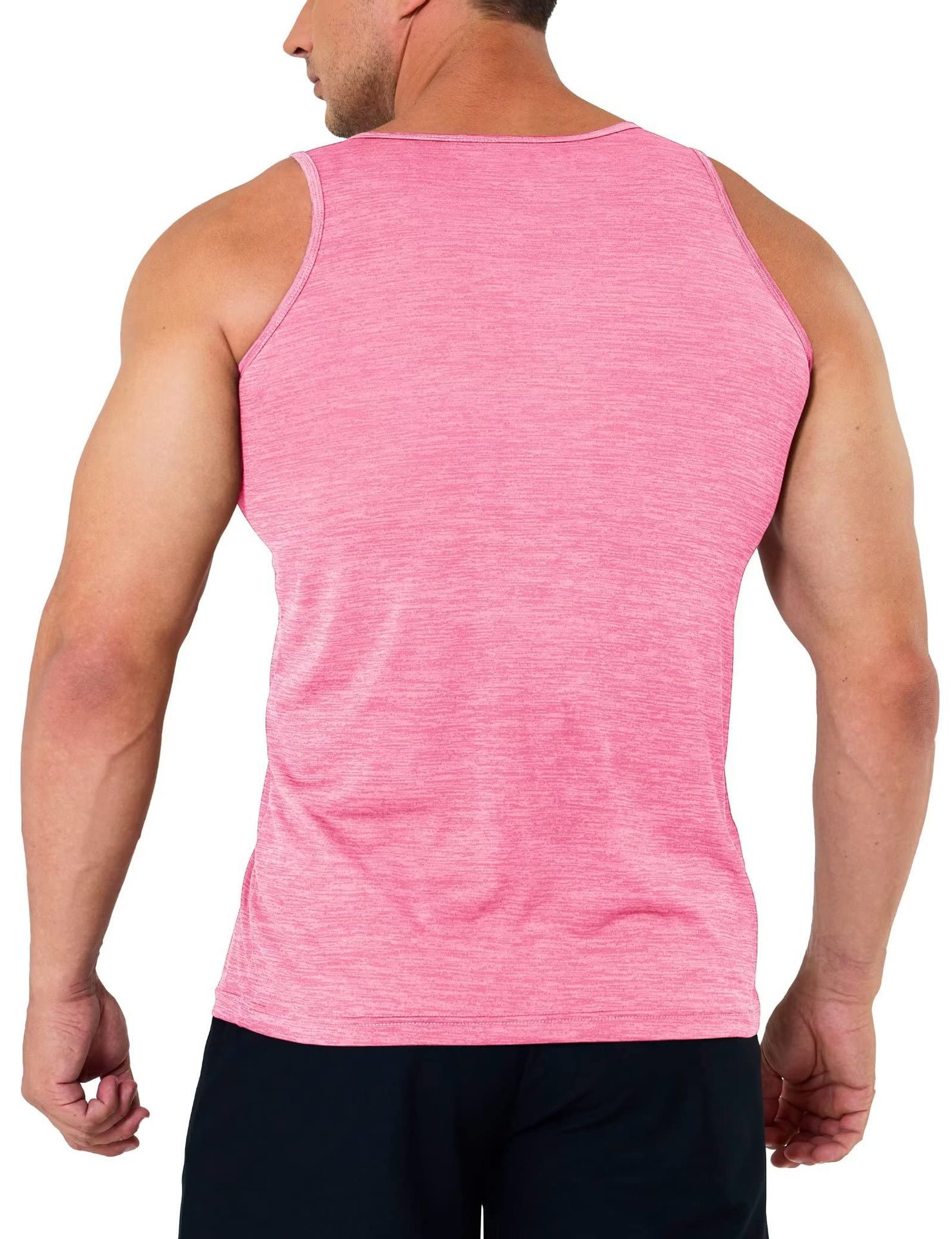 Men's Solid Color Simple Style U Neck Men's Tops display picture 7