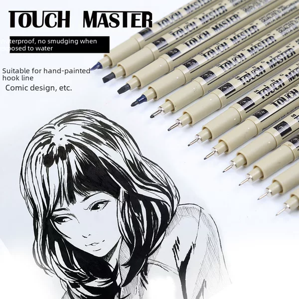 touch student drawing drawing drawing edge needle pen painting special writing multi-model hook line drawing edge black pen