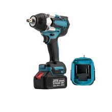 跨境鋰電無刷電動扳手大功率扭力扳手充電式風炮架子重型汽修工具