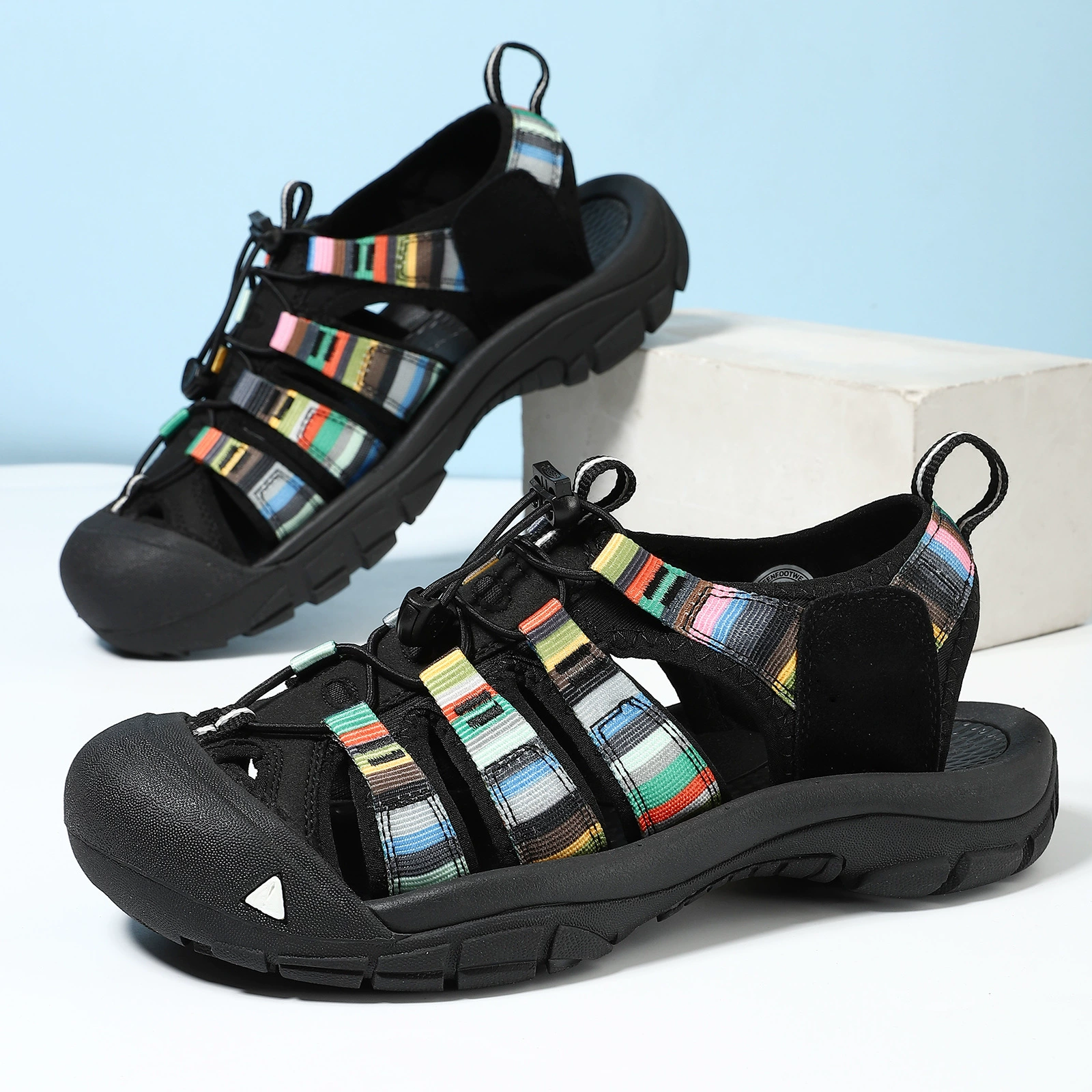Summer sandals platform, beach footwear, shoes, casual footwear, plus size