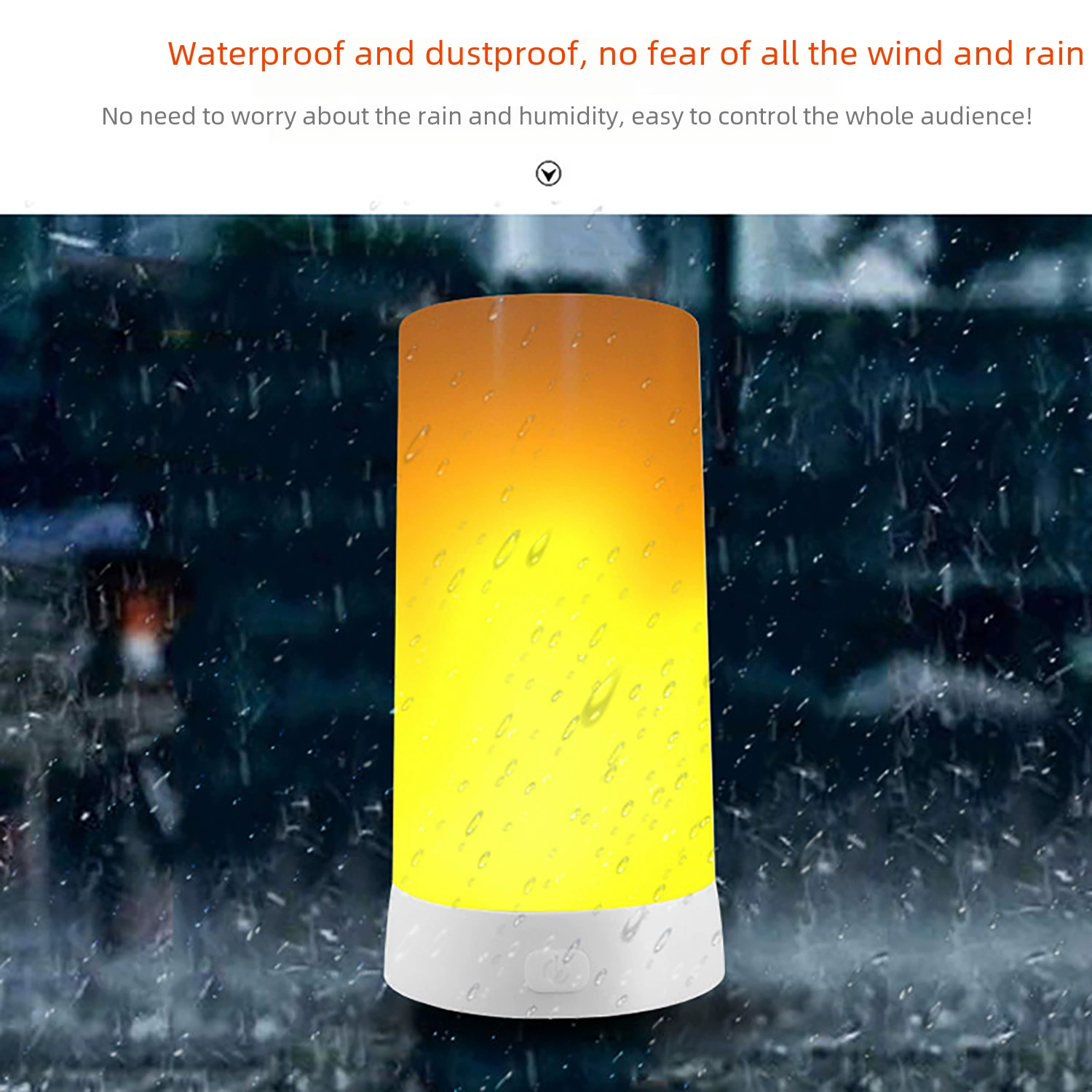 Smart LED magnetic flame lamp, 2022 collection, USB rechargeable, 3 W, remote optional