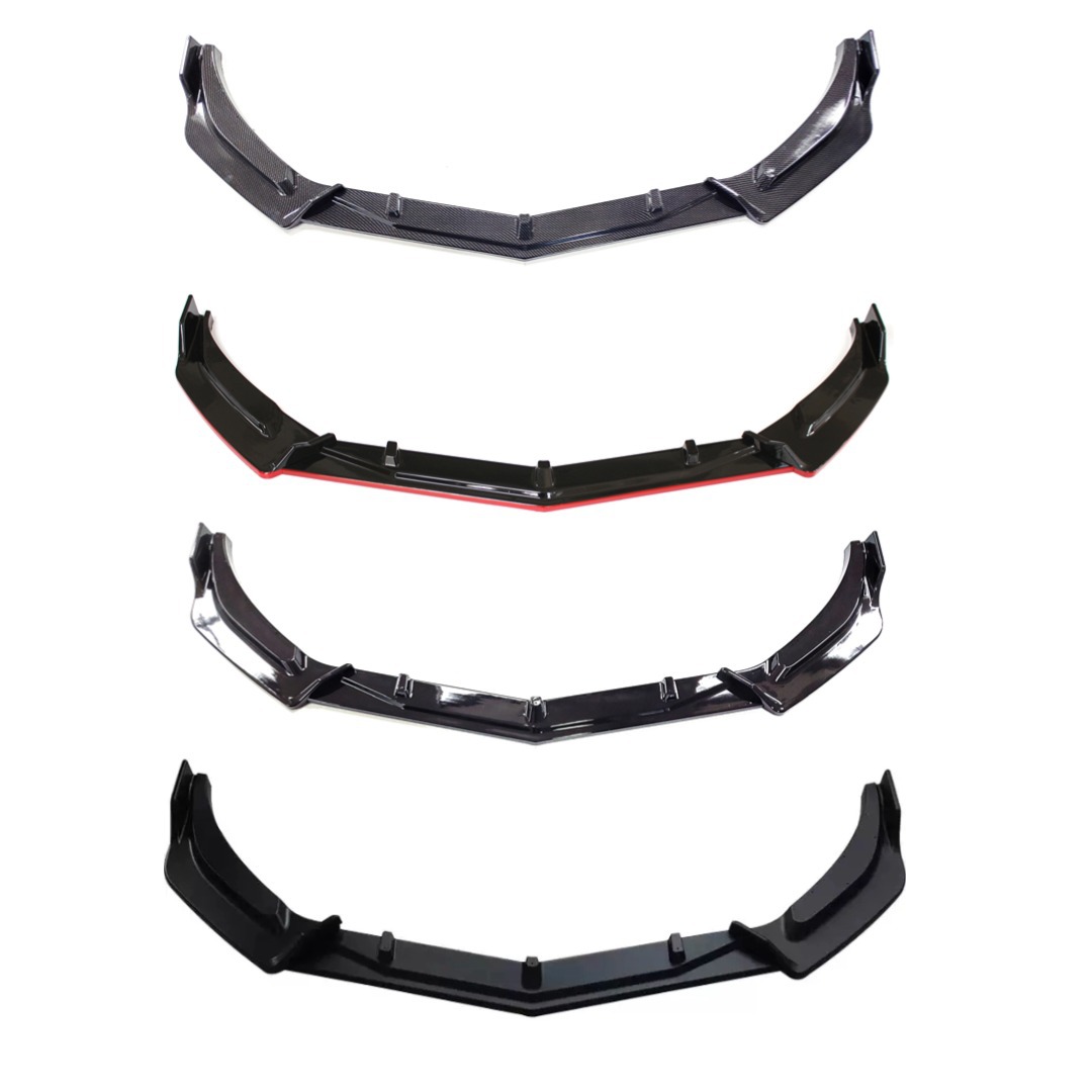 Suitable for 2018-24 Chevrolet Malibu Modified Front Shovel Front Bumper Lip Anti-Collision Three-Stage Small Surround