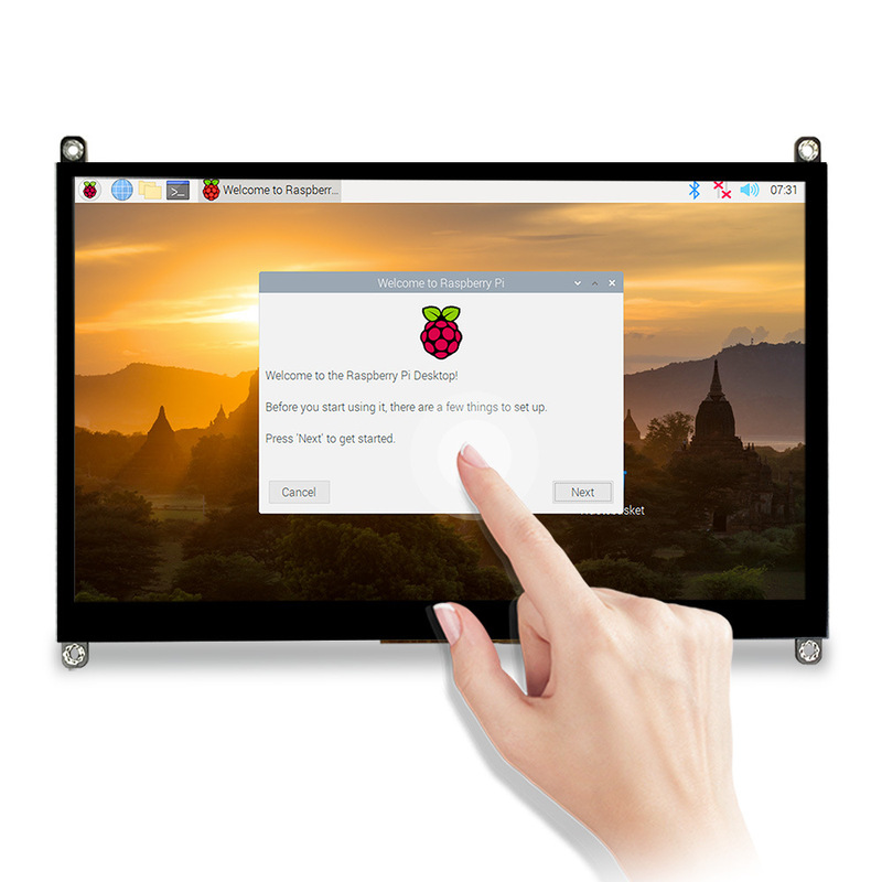 7inch 10inch Portable Display Raspberry Pi Display HDMI High-Definition Interface Touch Screen Module Manufacturer Direct Sale