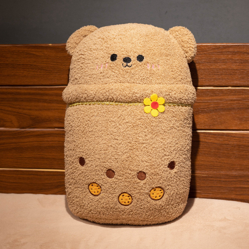 다크 브라운 곰 베개