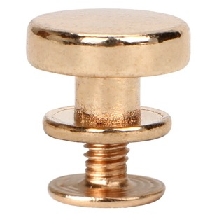 Factory cross-border luggage hardware accessories zinc alloy flat nipple nail flat head Buckle Monk head screws spot wholesale