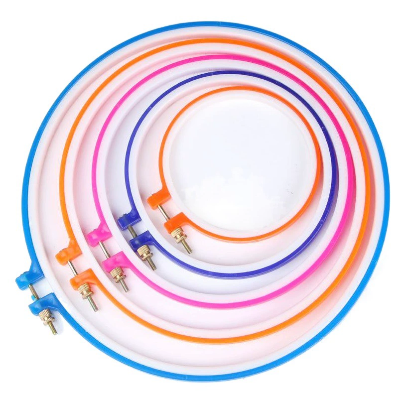 9,5-см Красочный новый материал для вышивки крестиком эластичная вышивка крестиком Круг большой, средний и маленький костюм вспомогательные инструменты для вышивания