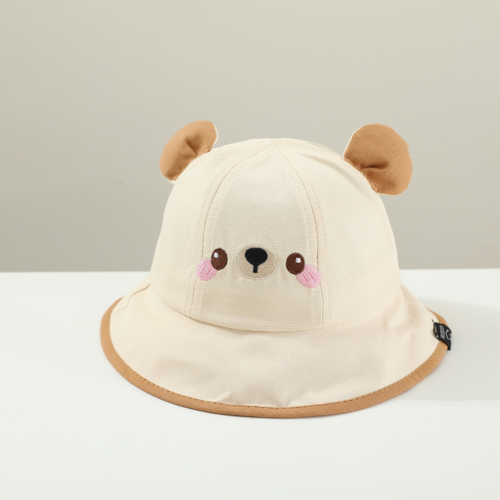 Sombrero infantil de verano de dibujos animados primavera y otoño delgado sombrero de pescador de bebés sombrero de bañera sombrero sombrero de protección solar