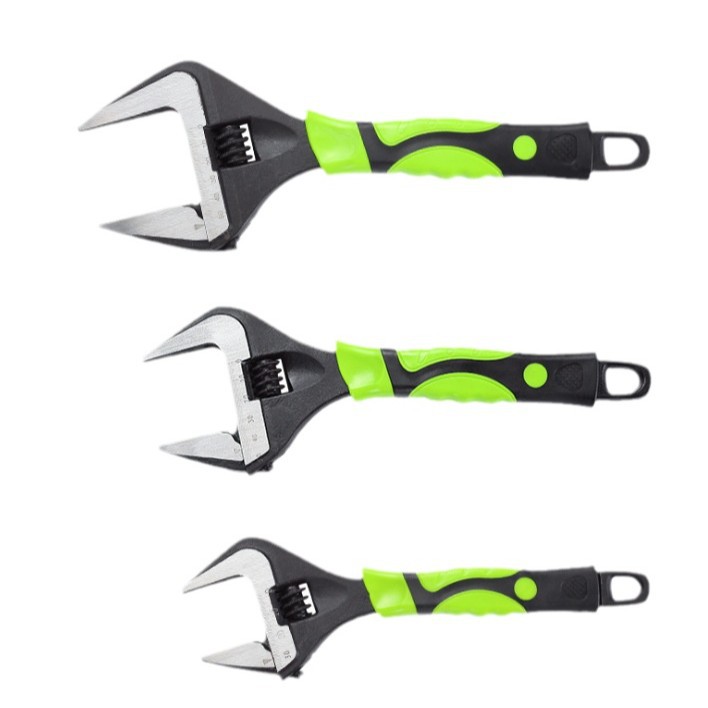 Fabricante vanadon acero grande llave abierta llave ajustable manual