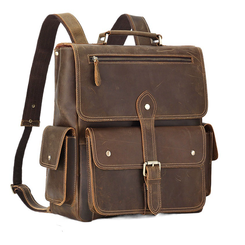 DUJIANG кожаные мужские сумки на плечо кожаные рюкзаки сумки сумки сумки сумки высокого уровня бизнес компьютер коммутирус