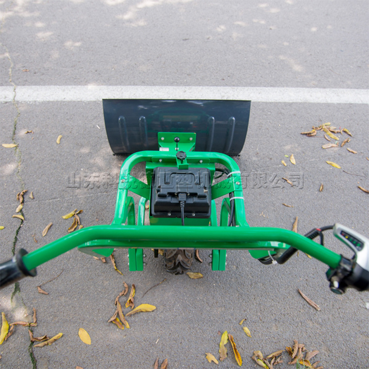 手推式路面积雪铲推机 小型电动推雪铲  建筑工地灰土堆积铲送机