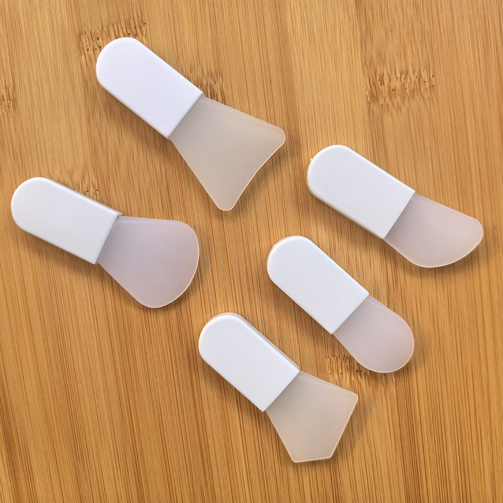 Mini Portable Silicone Facial Brush Mini Clay Silicone Cosmetic Brush Small Smear Silicone Facial Brush