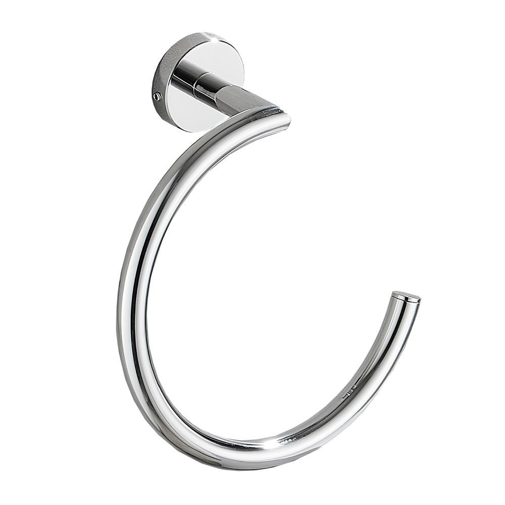 Anillo de toalla negro redondo nórdico de acero inoxidable toalla colgante anillo de mano toalla colgante anillo de pared