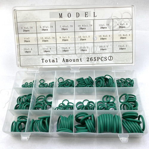 18-grid 270pc O-type rubber ring automotive air conditioning compressor seal O-ring seal