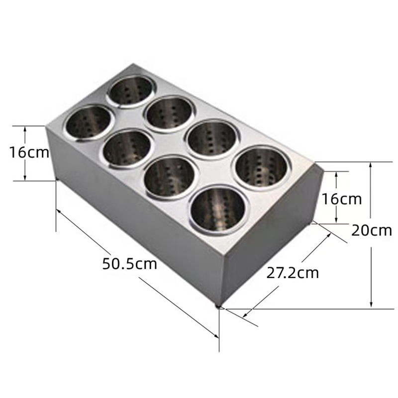 Caja de cuchillo y tenedor de acero inoxidable grueso cuchillo y tenedor cuchillo