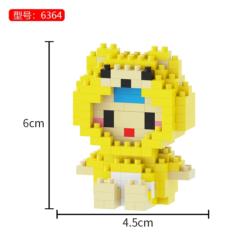 Конструктор-кукла (Lego), 6–12 лет, микроблоки, слепой бокс коллекция