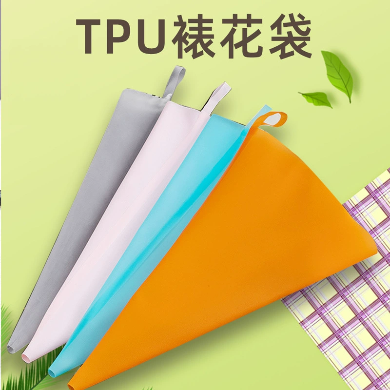 Разовые оптовые продажи TPU силиконового декоративного мешка прозрачный синий розовый 14-дюймов 16-дюймов кулинарно-пекарные принадлежности световая упаковка