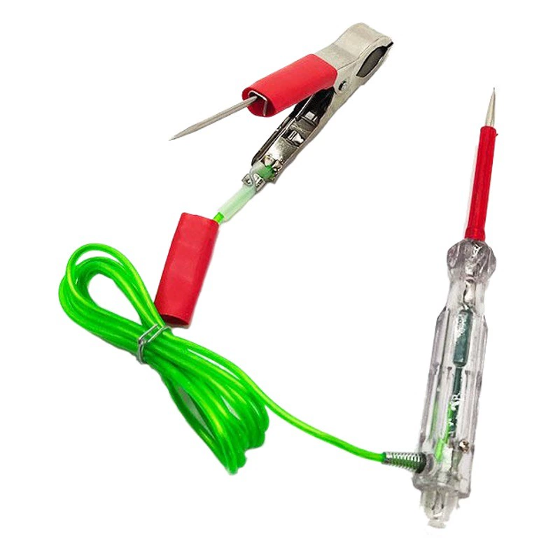 Сетка красная тестовая лампа энергично тестовая лампа для автомеханика Специальный автомобильный электрик многофункциональный электрон 1224v линия светодиодная тестовая лампа