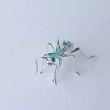 Blue and silver ants 20*14*8cm